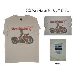 2XL * NWT* Van Halen Biker Pin Up T-Shirt * Live Nation